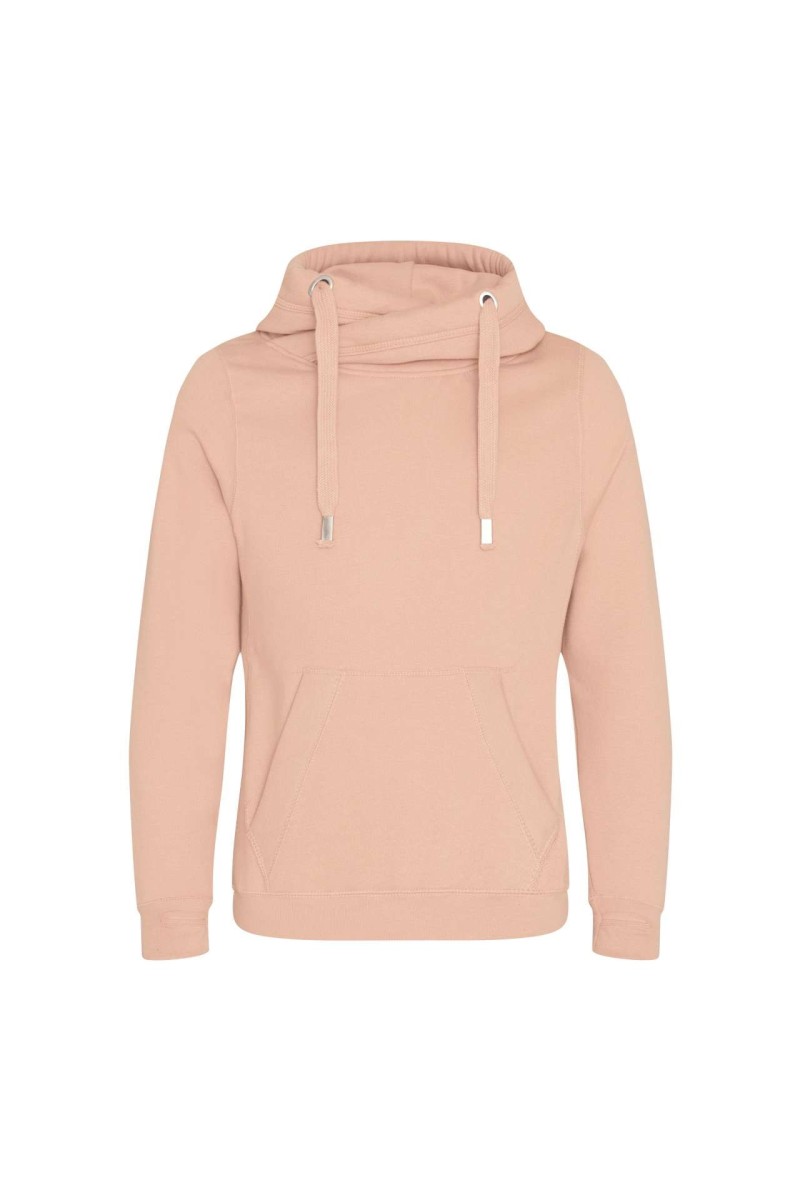 CROSS NECK HOODIE