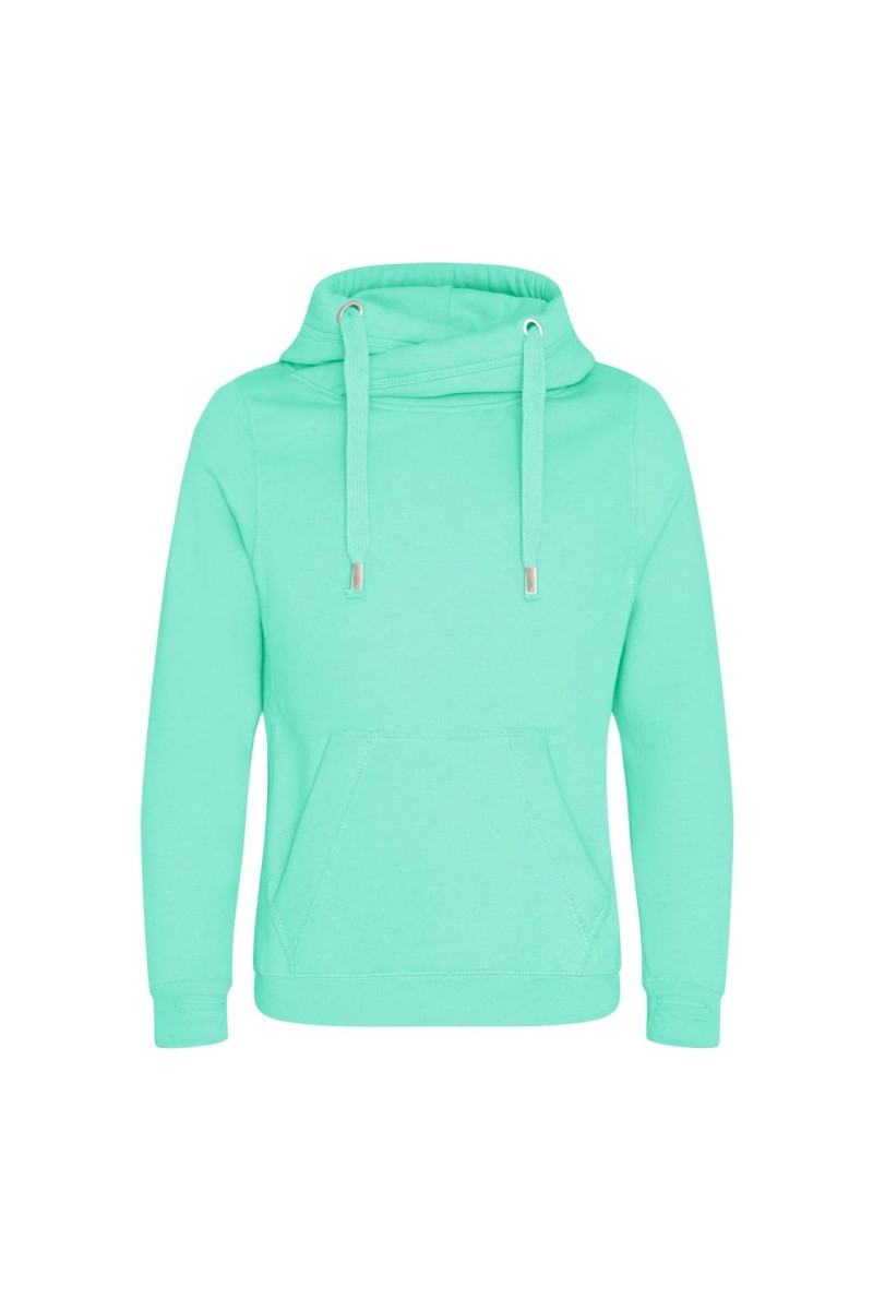 CROSS NECK HOODIE