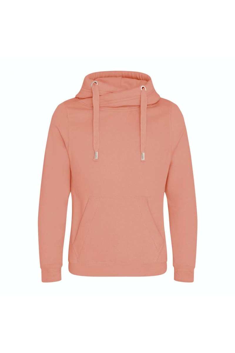 CROSS NECK HOODIE
