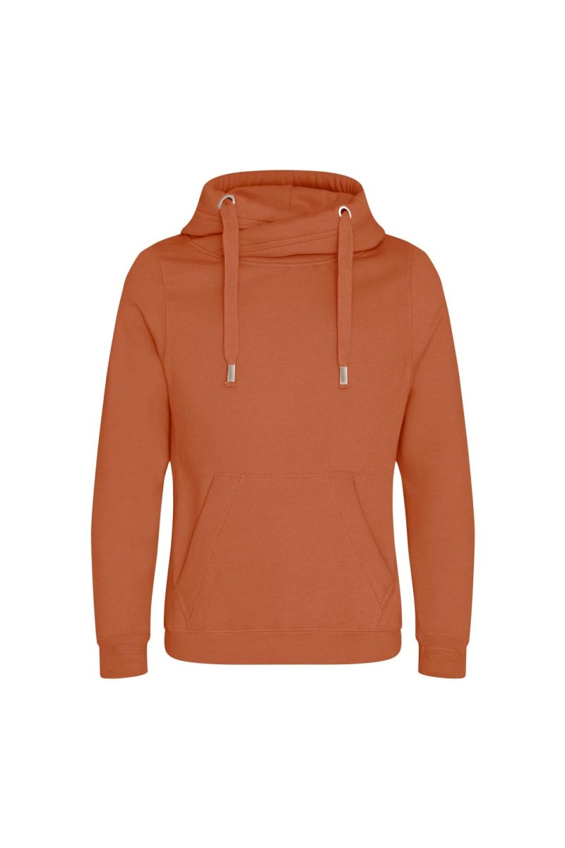 CROSS NECK HOODIE