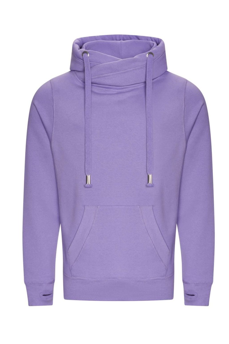 CROSS NECK HOODIE