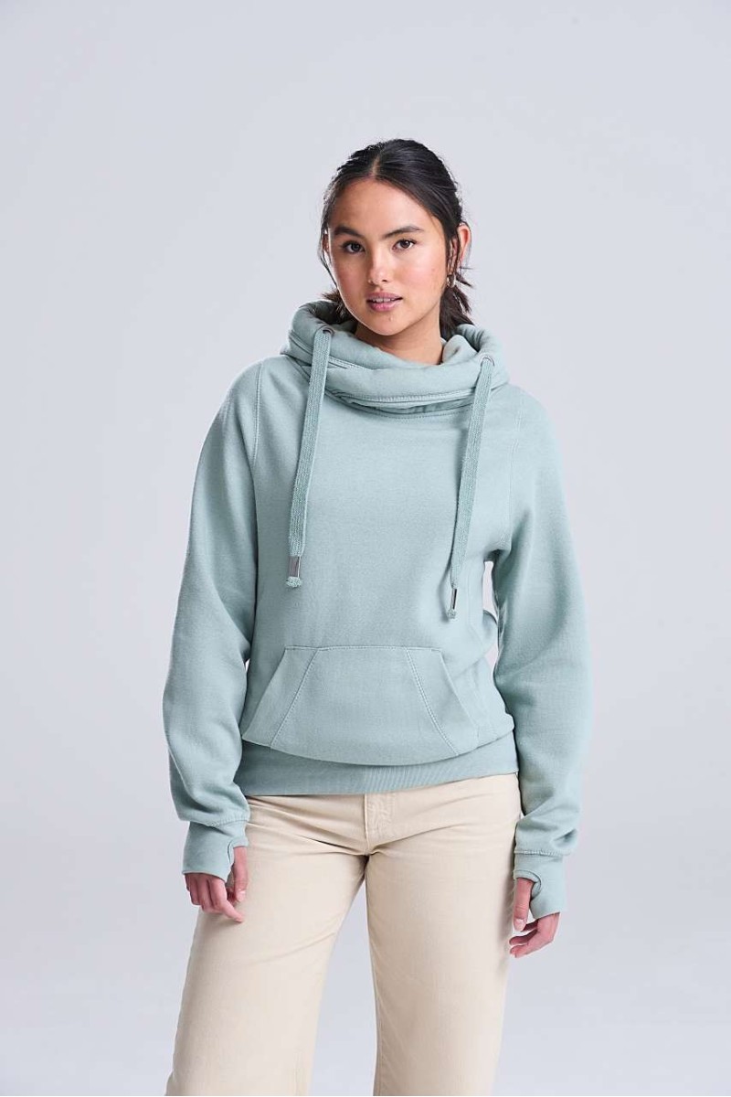 Hanorac cu glugă Cross Neck