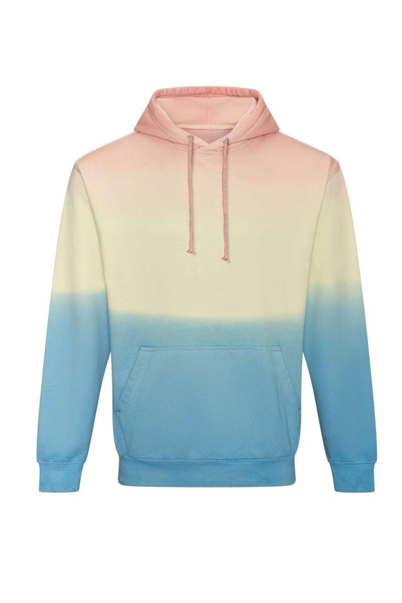Hanorac cu glugă tie-dye