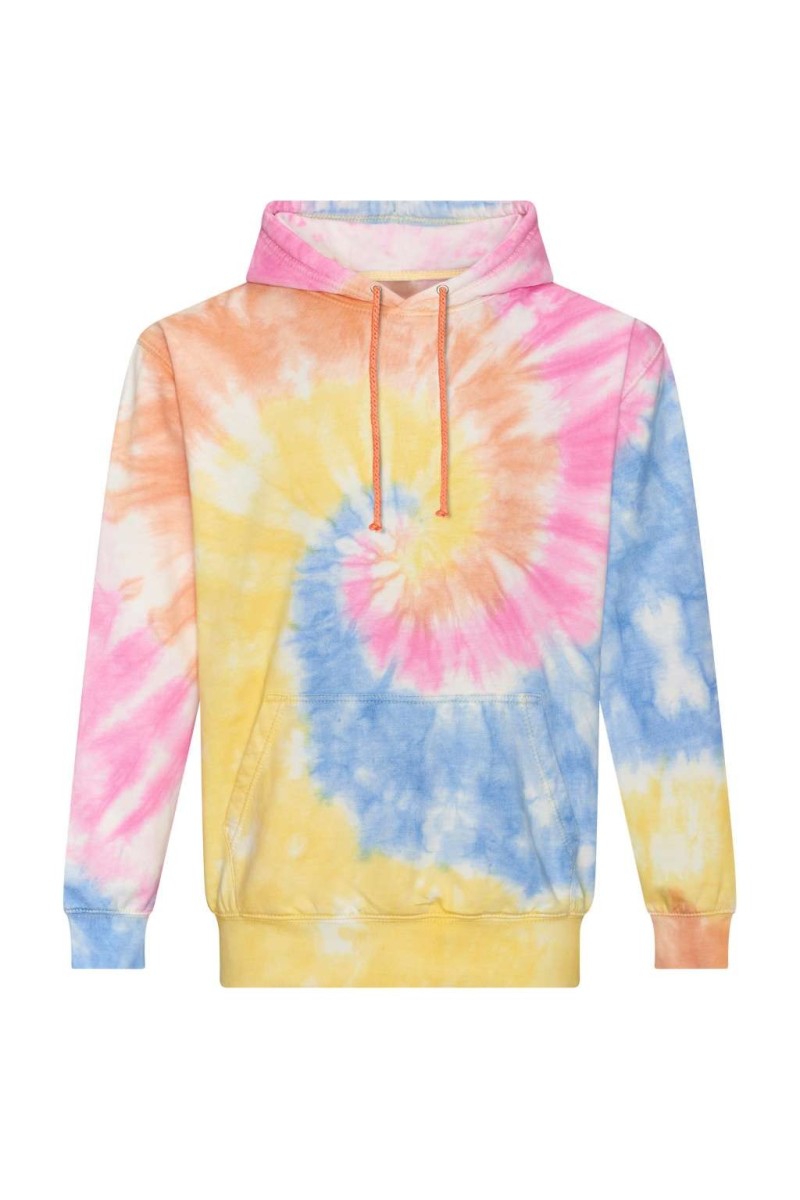 Hanorac cu glugă tie-dye