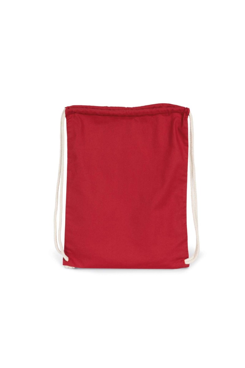 ORGANIC COTTON BACKPACK WITH DRAWSTRING CARRY HANDLES