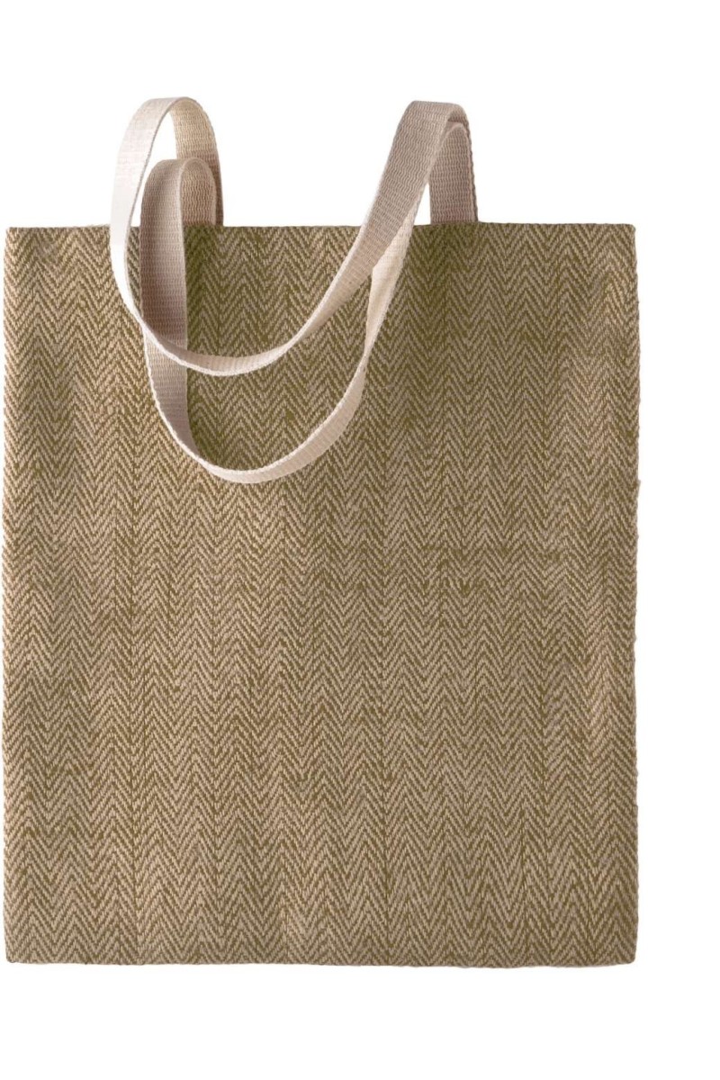 100% NATURAL YARN DYED JUTE BAG