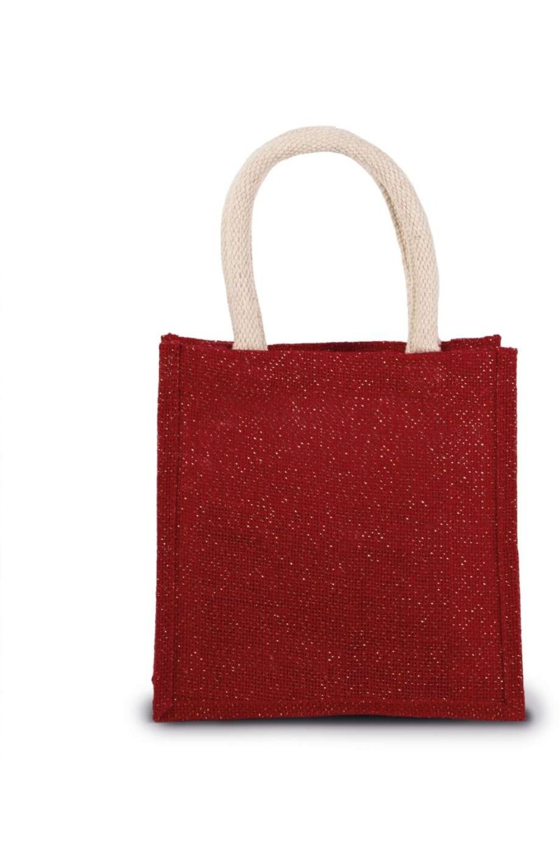 JUTE CANVAS TOTE - SMALL