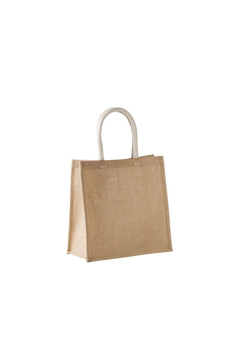 JUTE CANVAS TOTE - LARGE