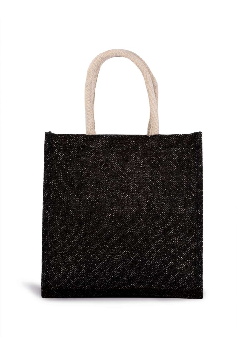JUTE CANVAS TOTE - LARGE