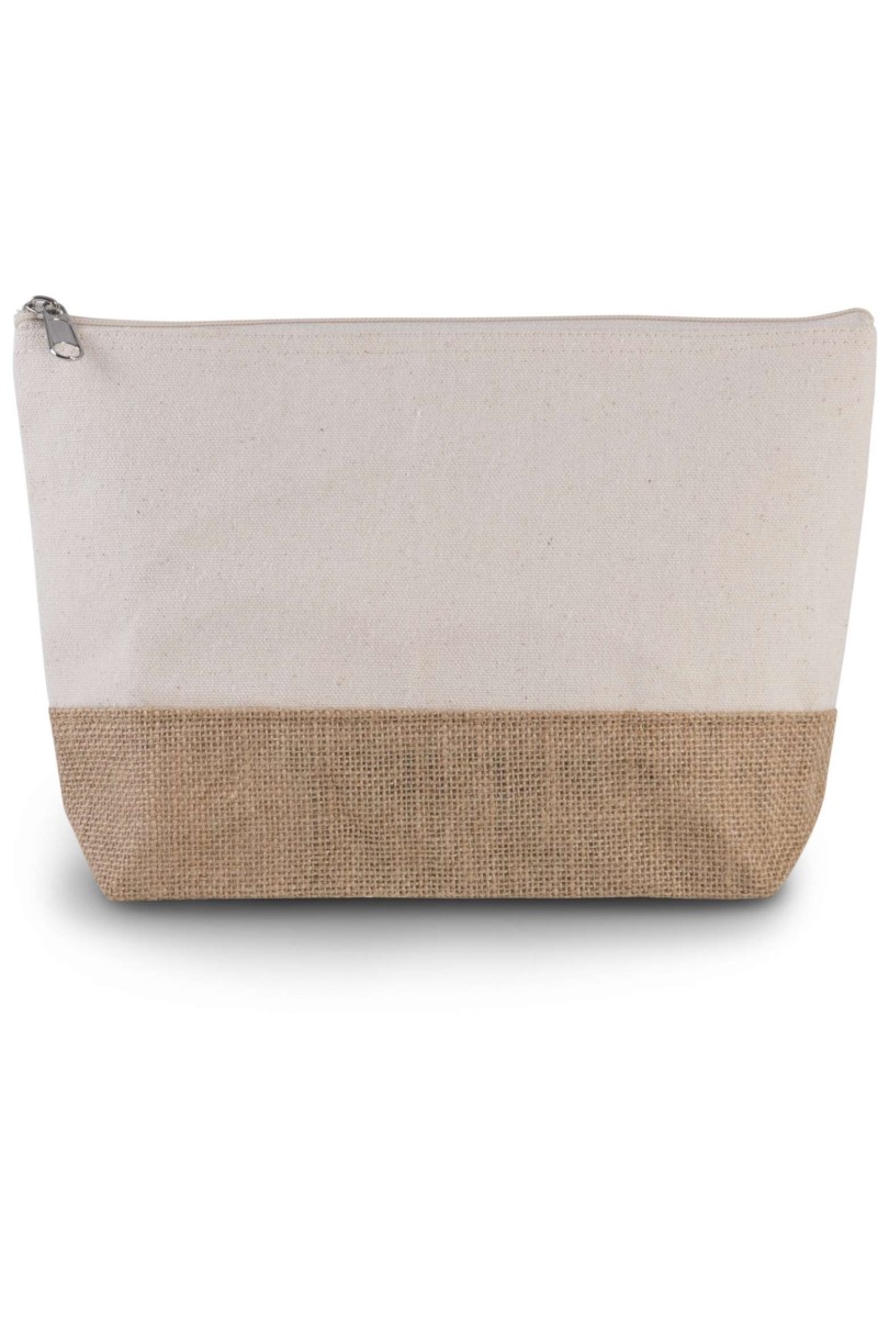 CANVAS & JUTE POUCH
