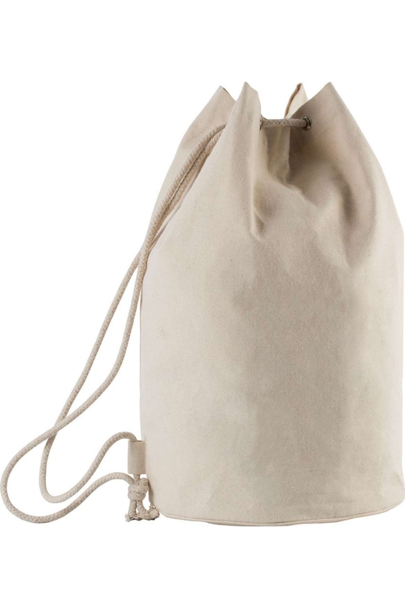 COTTON SAILOR-STYLE BAG WITH DRAWSTRING