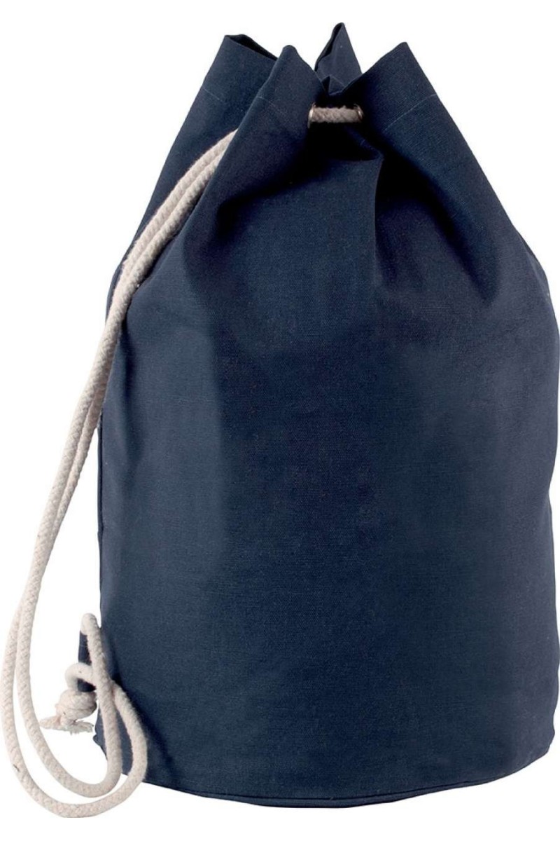 COTTON SAILOR-STYLE BAG WITH DRAWSTRING