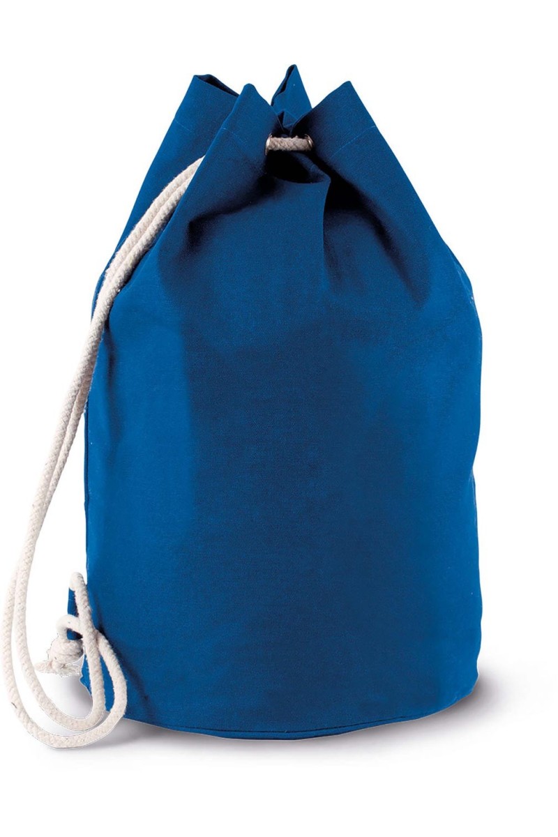 COTTON SAILOR-STYLE BAG WITH DRAWSTRING