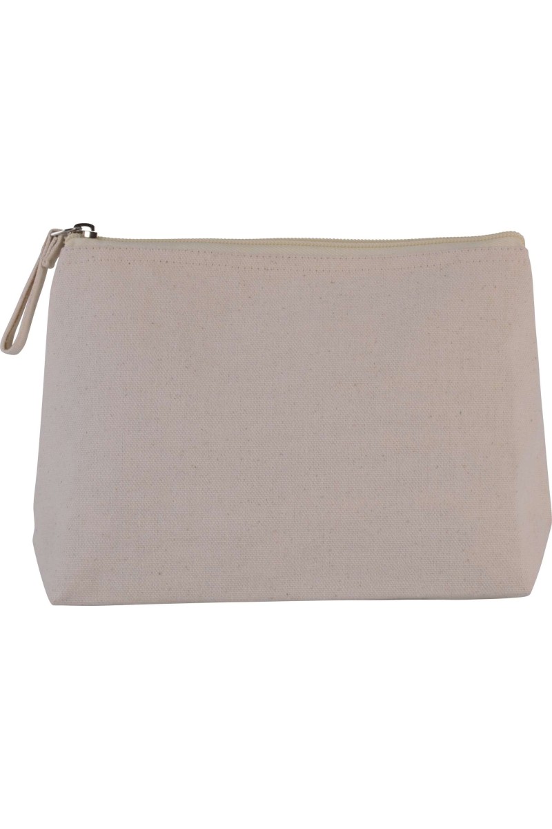 TOILETRY BAG IN COTTON CANVAS