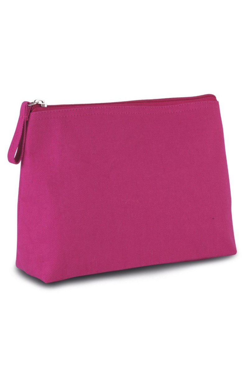 TOILETRY BAG IN COTTON CANVAS