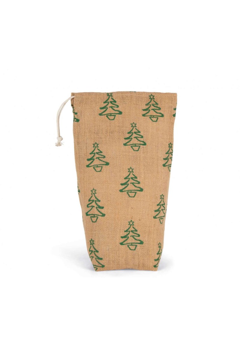 BOTTLE CARRIER WITH CHRISTMAS PATTERNS