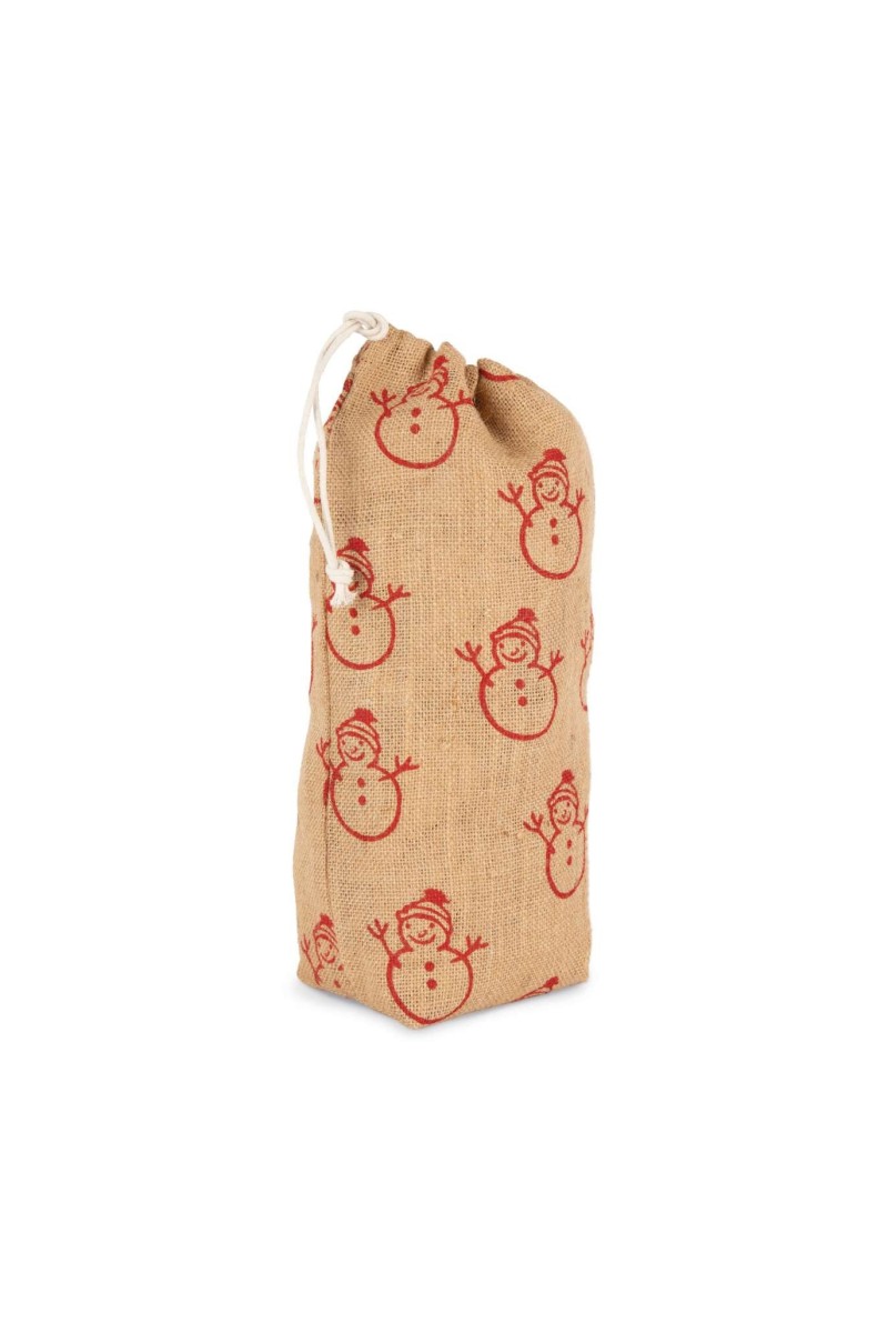 BOTTLE CARRIER WITH CHRISTMAS PATTERNS