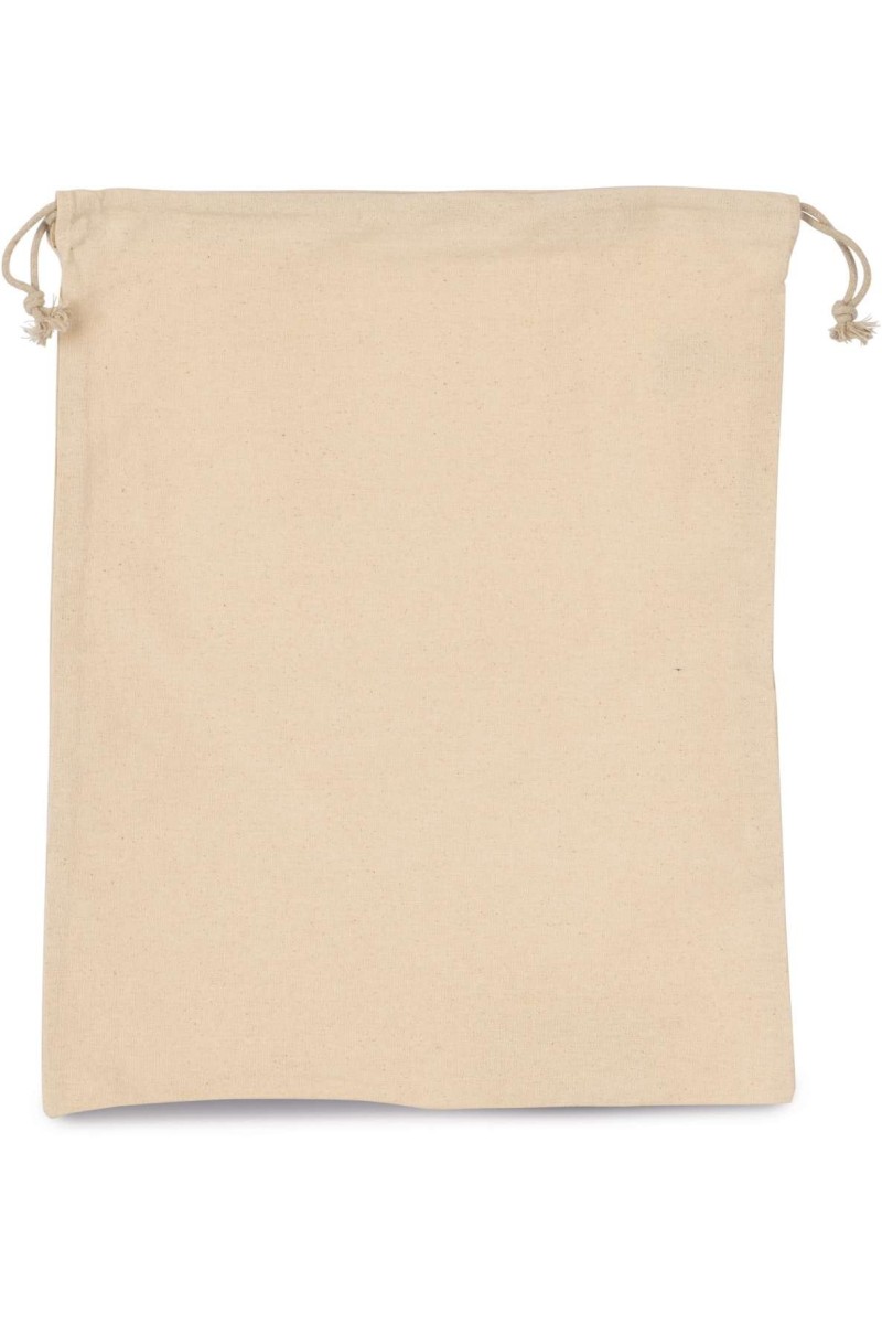 COTTON BAG WITH DRAWCORD CLOSURE - LARGE SIZE