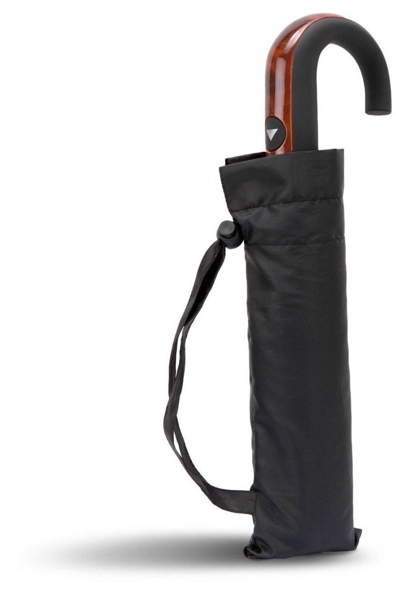 CLASSIC J HANDLE FOLDABLE UMBRELLA