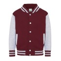 Burgundy/Heather Grey