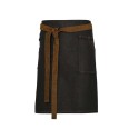 Black/Tan Denim